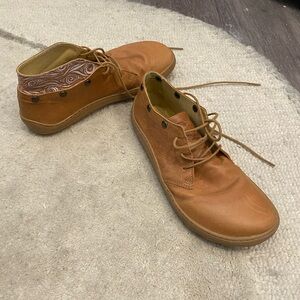 Tikki Shoes Barefoot Jay Leather Women's Casual Leather Lace-Up Loafers Flats